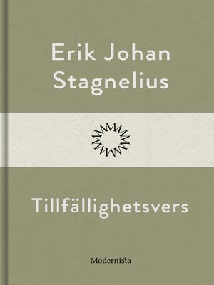 cover image of Tillfällighetsvers
